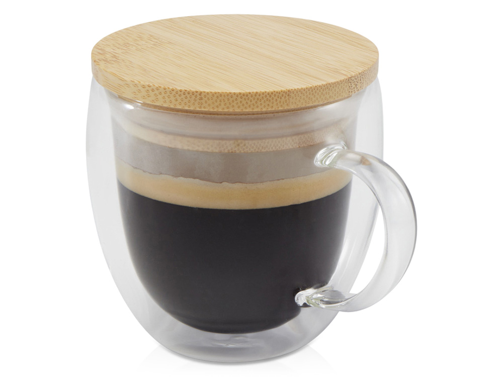 Кружка с бамбуковой крышкой «Lenora»