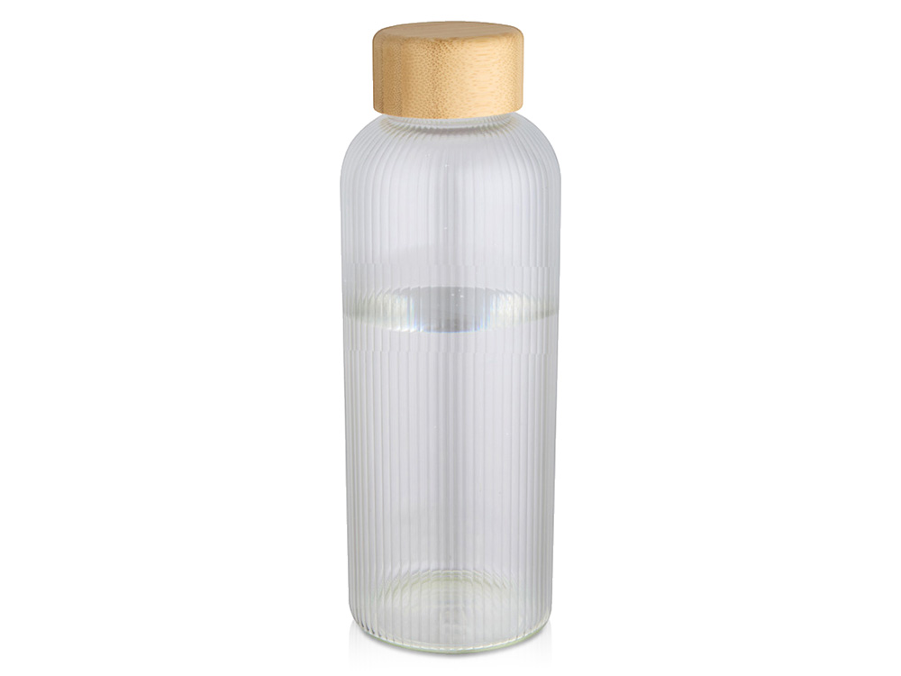 Стеклянная бутылка с бамбуковой крышкой «Mirage»