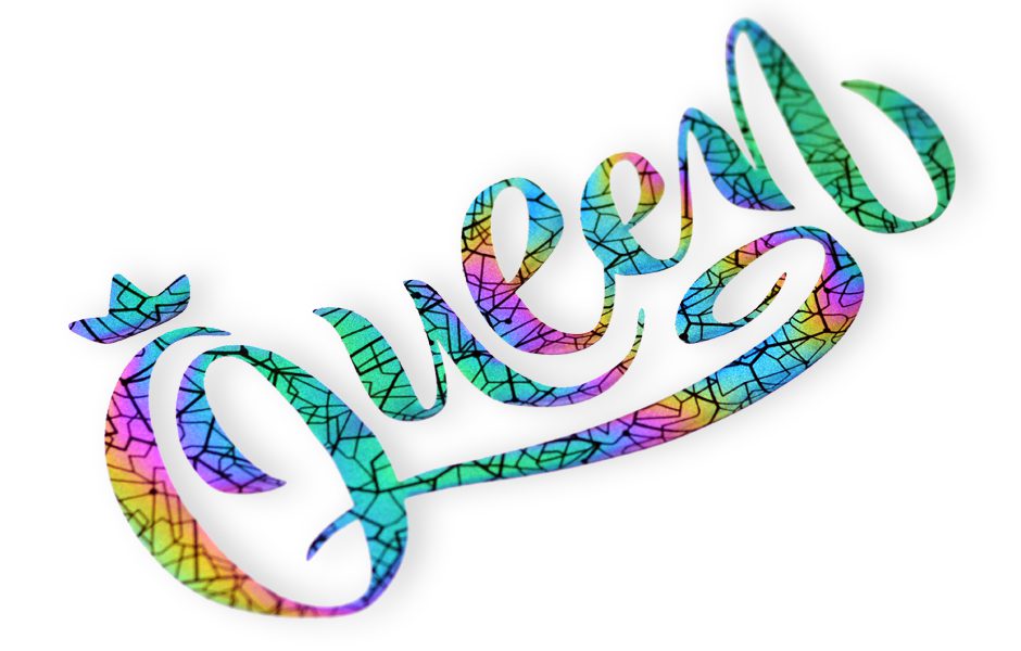 Black Reflective Rainbow (140 Micron)